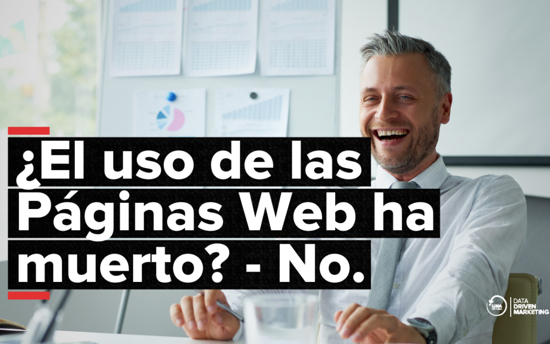 ¿Realmente ha muerto el diseño de páginas web?