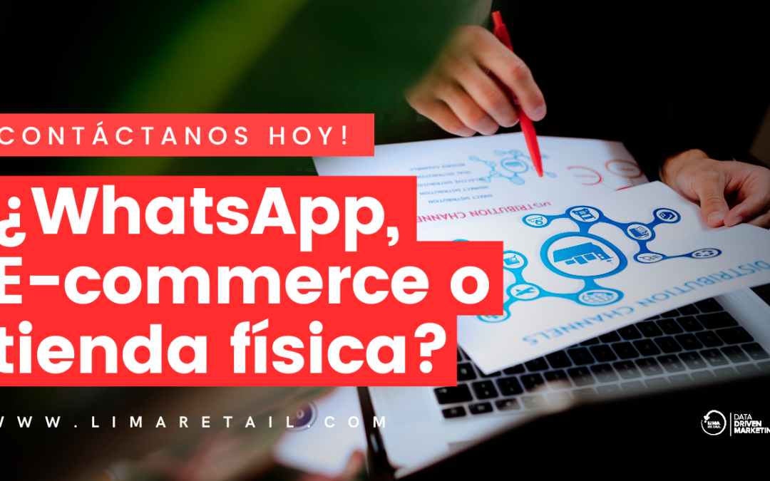 ¿Cuál canal es mejor para tu negocio: WhatsApp, E-commerce o tienda física?